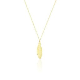 Collier Delphinium Or Jaune