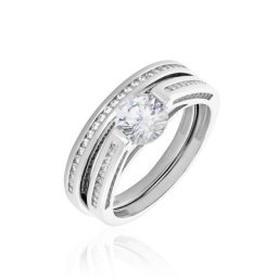 Bague Malou Argent Blanc Oxyde De Zirconium