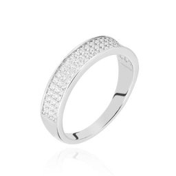 Bague Kaycee Argent Blanc Oxyde De Zirconium