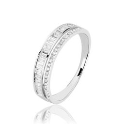 Bague Constance Or Blanc Diamant