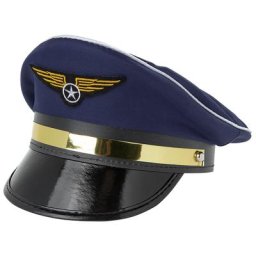 Casquette de pilote, bleu