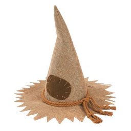 Chapeau ""épouvantail"" aspect jute