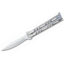 Balisong couteau papillon 23cm argenté - ALBAINOX