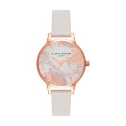 Montre Olivia Burton Abstract Florals Blanc