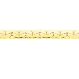Collier Ivy Maille Haricot Or Jaune
