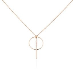 Collier Argent Rose Enissa