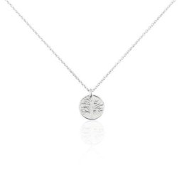 Collier Argent Blanc Sofee Nacre