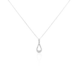 Collier Or Blanc Abilene Diamants