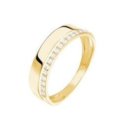 Bague Katiana Or Jaune Oxyde De Zirconium