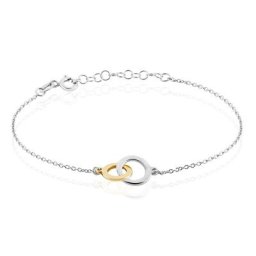Bracelet Fethi Argent Bicolore