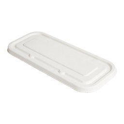 Couvercle en bagasse pour barquette en pulpe de canne sucre 500 ml -