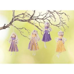 buttinette Kit créatif ""fée en macramé