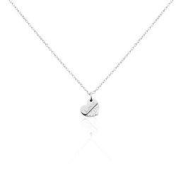 Collier Argent Blanc Alphonzo Oxydes De Zirconium
