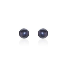 Boucles D'oreilles Puces Micaelle Teintees Or Jaune Perle De Culture