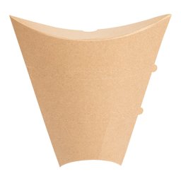 Cne crpe en carton kraft 22.5x21.5x4cm avec languette dtachable -