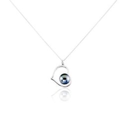 Collier Gian Or Blanc Perle De Tahiti Diamant