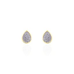 Boucles D'oreilles Puces Anitta Or Jaune