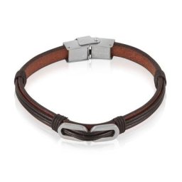 Bracelet Acier Blanc Tristan