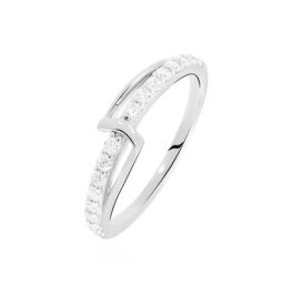 Bague Pernilla Argent Blanc Oxyde De Zirconium