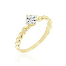 Bague Or Jaune Adlai Diamants