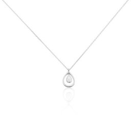 Collier Momaza Or Blanc Diamant