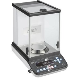 KERN Balance analytique, deux plages de pesée, métrologie légale, plage de pesée max. 120 g, lisibilité 0,01 / 0,1 mg, plateau de pesée 91 mm