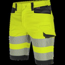 Bermuda de travail haute-visibilité fluo jaune/anthracite Würth MODYF