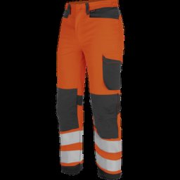 Pantalon de travail Fluo Industriel Haute-Visibilité Würth MODYF Orange/Anthracite