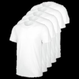 Lot de 5 tee-shirts de travail 180 Würth MODYF blancs