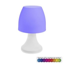 Lampe d'extérieur Dokk Blanc H. 19 cm Unisexe