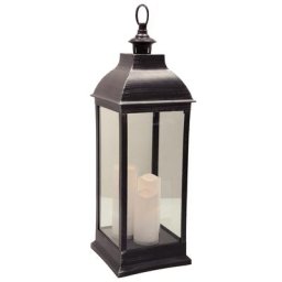 Lanterne d'extérieur Antique Noir H. 71 cm Unisexe