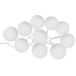 Guirlande lumineuse d'extérieur solaire Multicolore 10 boules lumineuses Unisexe