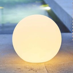 Boule lumineuse d'extérieur Blanc Diam. 30 cm Unisexe