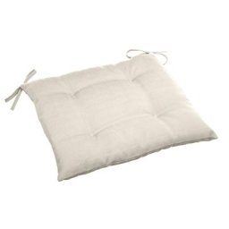 Galette de chaise carrée 4 points Korai Blé 40 x cm - Polyester Unisexe