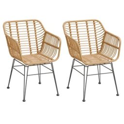 Lot de 2 fauteuils jardin Lambada Sésame