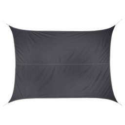 Voile d'ombrage rectangulaire Curacao Gris Hespéride