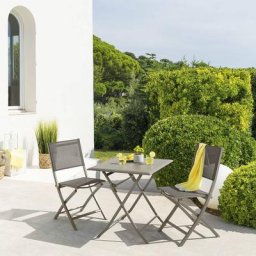 Table de jardin pliante carrée Azua Tonka