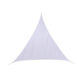Voile d'ombrage triangulaire Curacao Blanc Hespéride