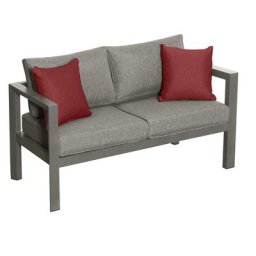 Canapé de jardin Évasion Tonka Aluminium traité époxy, Polyester