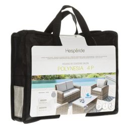 Housse de coussin pour salon Polynésia 4 places Naturae Polyester Unisexe