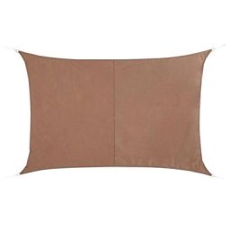 Voile d'ombrage rectangulaire Curacao Taupe Hespéride