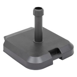Pied de parasol à roulettes Opanéo Anthracite 39 kg - Béton Unisexe