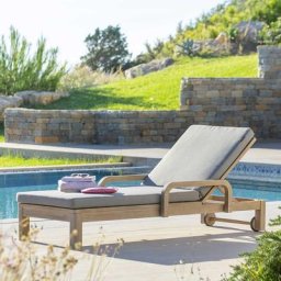 Lit de piscine Papouasie Acacia Jardin