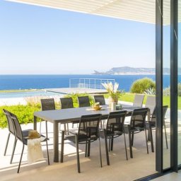 Table de jardin extensible Paradize Graphite