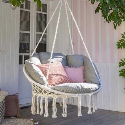 Chaise de détente suspendue Cordessa Jardin