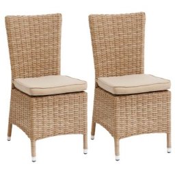 Lot de 2 chaises jardin Mooréa Savana