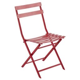 Chaise de jardin pliante Greensboro Groseille