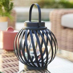 Lampe d'extérieur Isya Noir H. 21 cm Unisexe