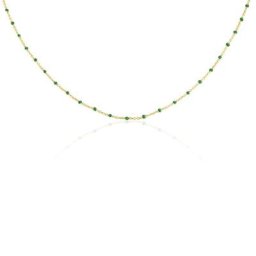 Collier Argent Dore Alize