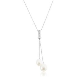 Collier Giacomo Or Blanc Perle De Culture